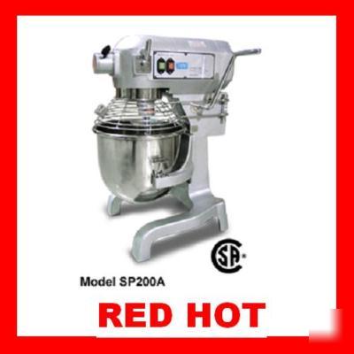 20 qt commerical dough mixer gear driven nsf approved