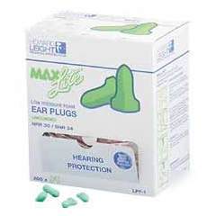 Erb safety max lite ear plugs low pressure foameasy in