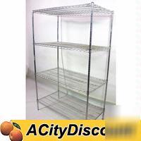 Used titan commercial kitchen 48X24 dry storage rack