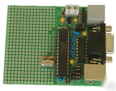 Microchip 28 pin pic, proto kit - usb, RS232, ICD2 etc.