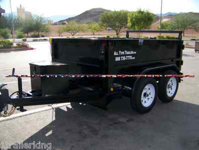 New 2010 model hydraulic dump trailer w remote power