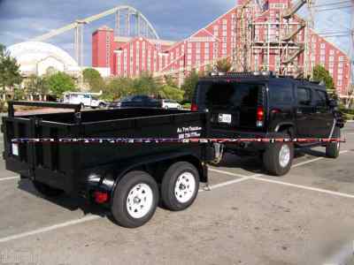 New 2010 model hydraulic dump trailer w remote power