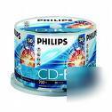 New 50 philips 52 x cd-r blank media MP3 dvdr discs 