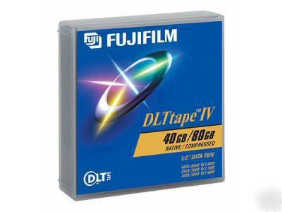New dlt iv fuji 40/80 tapes 5 pk dlt-iv, free shipping