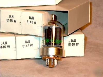 10 jan spec ge 6146W tubes factory box, rare find 