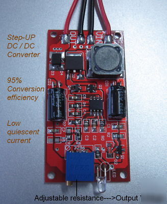 Dc power volt regulator converter in 8~17V out 15~20V