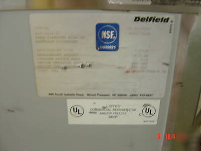 Delfield commercial refrigerator\beverage dispenser