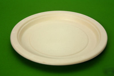 Eco-friendly disposable bamboo plates (10.25