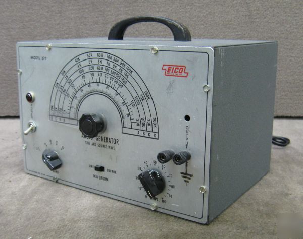 Eico model 377 audio function generator 20 hz - 200 khz