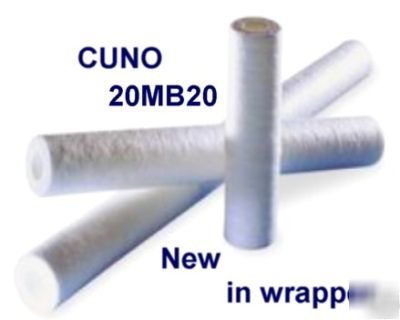 New 18 cuno 20MB20 filter cartridges grainger 5PT66 