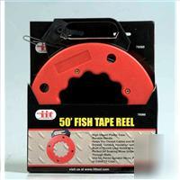 New professional 50-ft fish tape w/ steel wire