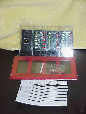New silent knight 5864-4 led fire annunciator 5864