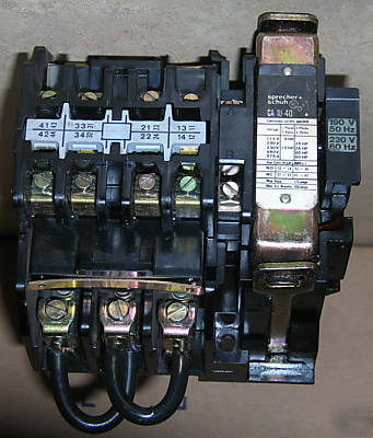 Sprecher+schuh CA1-40-220 contactor - obsolete