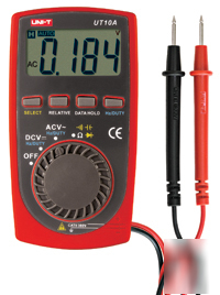 Uni-t UT10A lcd digital multimeter ohm voltmeter