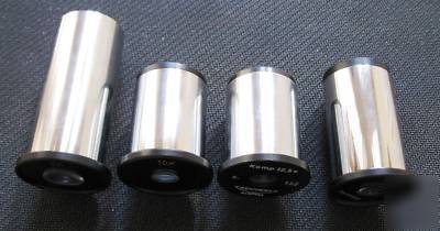 Set of 4 microscope eyepieces 5X 8X 10X 12.5X (23MM)