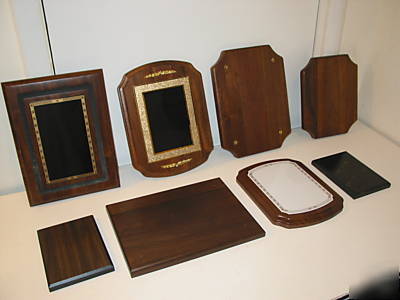 11 wholesale plaques trophy parts award assorted sizes