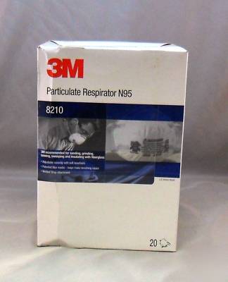 3M 8210 N95 particulate respirator disposable 20/box 
