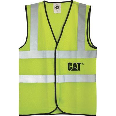 Cat hi-vis green safety vest - 2X-large # CAT0195012X