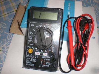 Lot 5 pcs digital multimeter ac/dc w/ buzzer sound