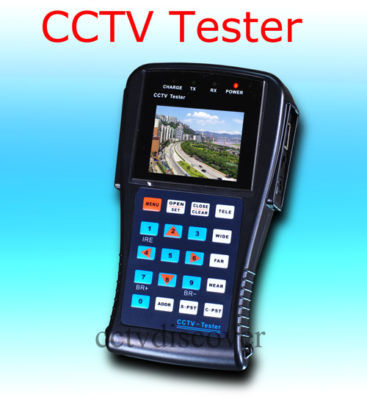 Multifunction video ptz RS485 utp portable cctv tester