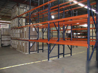 Pallet rack & wire decking (in stock in charlotte, nc)