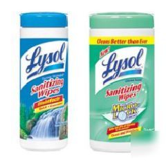 Reckitt benckiser lysol brand sanitizing wipes with mi