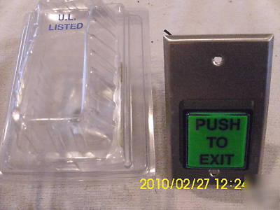 Request / push to exit button (green) #EEB2/3N
