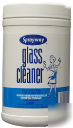 Sprayway 933 glass cleaning wipes 40CT/bucket