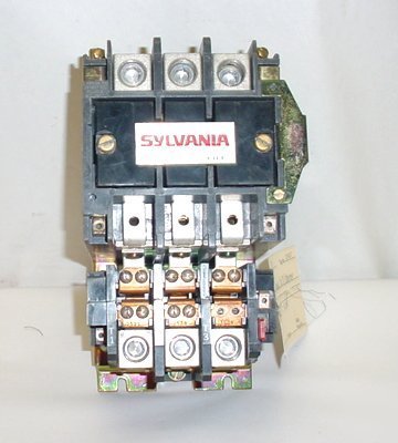 Sylvania open style electrical motor starter size 3