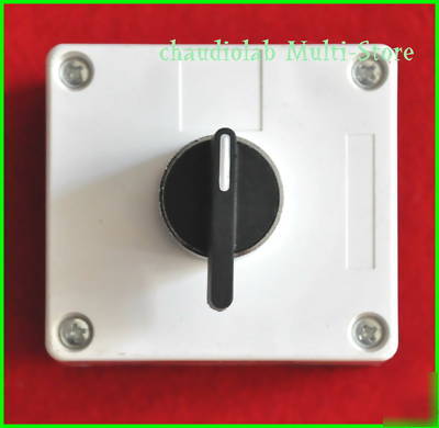 Telemecanique 3 position selector switch box 600VAC~10A