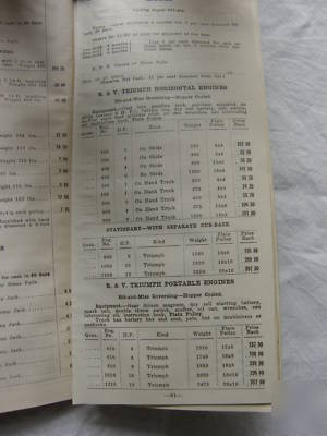Antique john deere contract/catalog/ price LISTINGS1915