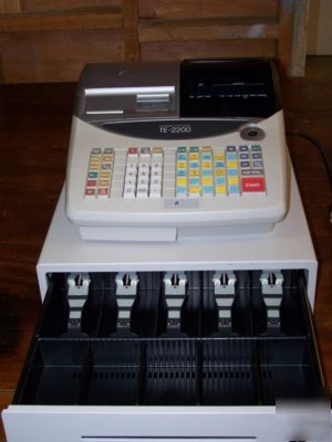 Casio te-2200 electronic cash register-used
