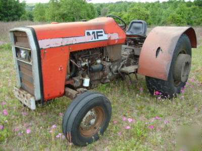 Massey-ferguson antique implement tractor, model 255