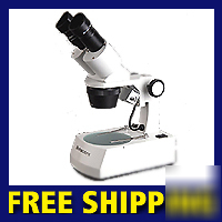 New binocular stereo dissecting microscope 20X 40X 80X 
