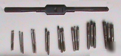 Vermont tap and reamer wrench w/ various taps -set, kit