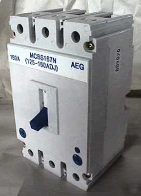 125-160A adjustable 3-pole molded case circuit breaker