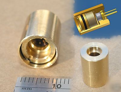 405NM laser module housing with glass lens 10.5 mm dia.