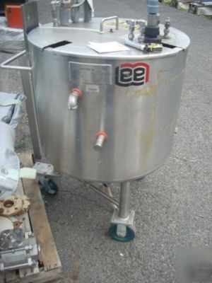 50 gallon stainless steel tank jacketed 100 psi