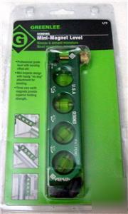 New greenlee L77 mini magnet level pipe bending earth 