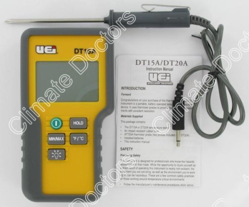 New uei DT15A digital thermometer hvac 