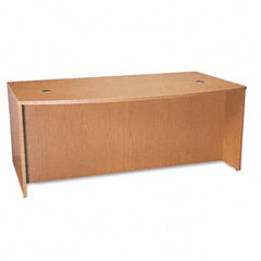 Basyx bow front desk shell