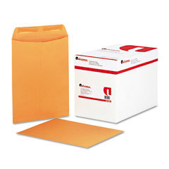 Catalog envelopes, gummed, 20LB, 9 x 12, kraft, 250/box