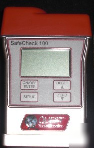 Quest safecheck personal single gas monitor SC100 100