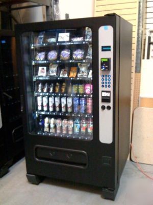  snack and beverage combo vending machine with e-port