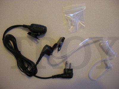 Covert earphone / headset / earpiece for motorola radio