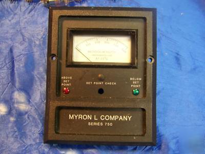 Myron l company series 750 microsiemens/cm meter