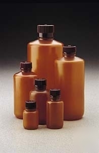 Nalge nunc bottle 250ML amber hdpe CS250 312084-0008