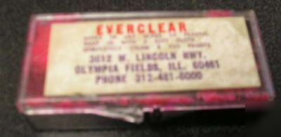 Optometrist everclear red container used