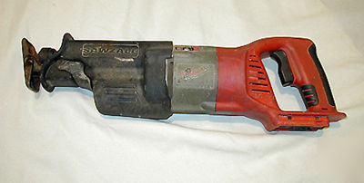 Milwaukee V28, 1-sawzall, 2-hammer drills, 1-charger