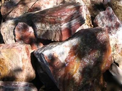 Rare lot mason hand cut mountain bacon building stones 